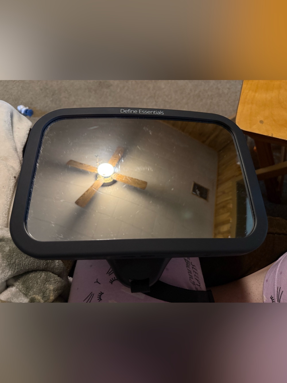 Define Essentials universal Rectangular Travel Mirror rear facing baby mirror